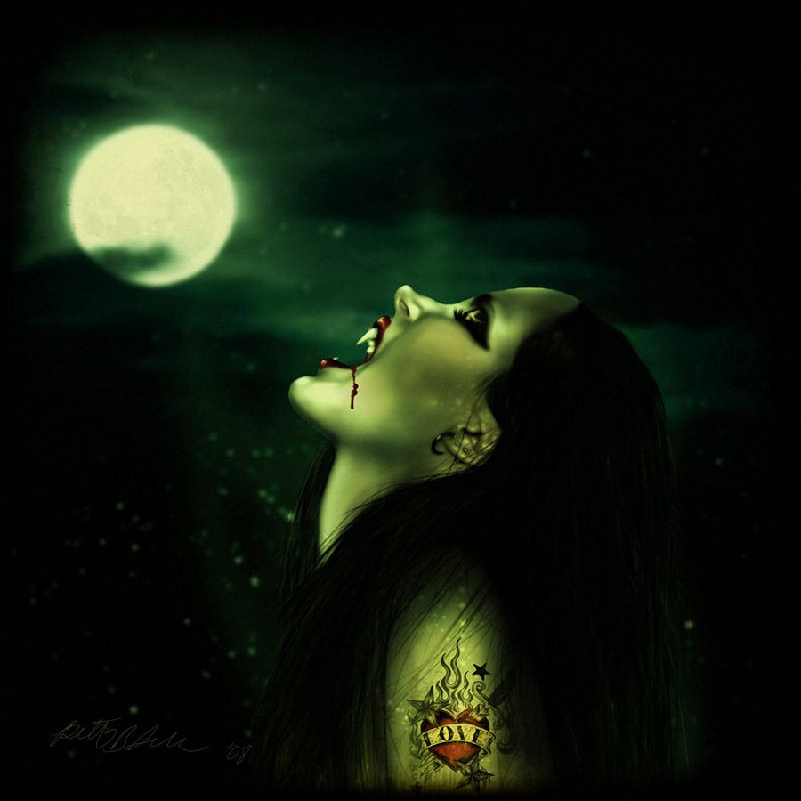 любовь, луна и клыки вампиров