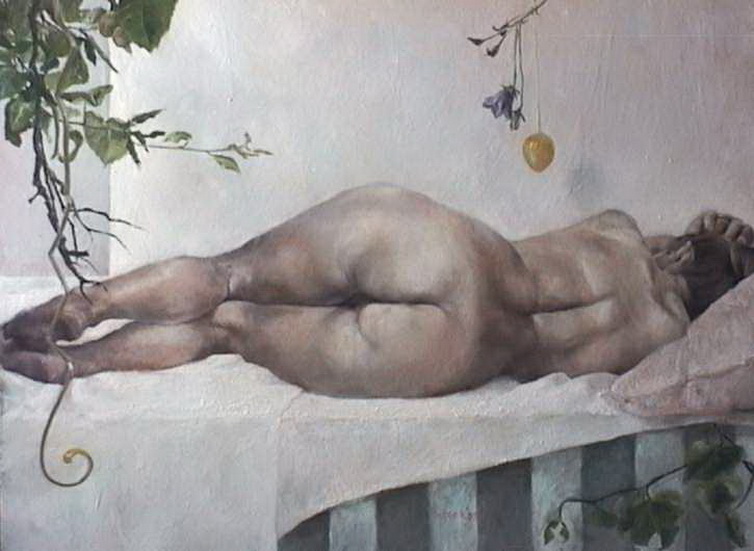 Колокольчик, живопись голые женщины и животные