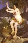 толстая голая охотница с луком эротический рисунок 0409