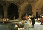 голые подружки в бане эротический рисунок 0416