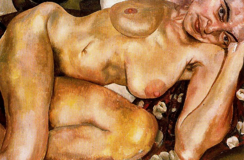 голая тетка в раздумьях о вечном, произведение изобразительного искусства с эротикой и сексом