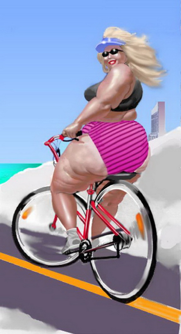 дамский велосипед, рисунок секса 
