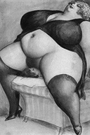 пышечка, очень толстая женщина села вульвой на лицо мужчины, рисунок секса 