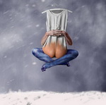 символическое изображение женской попы, порно арт 0601