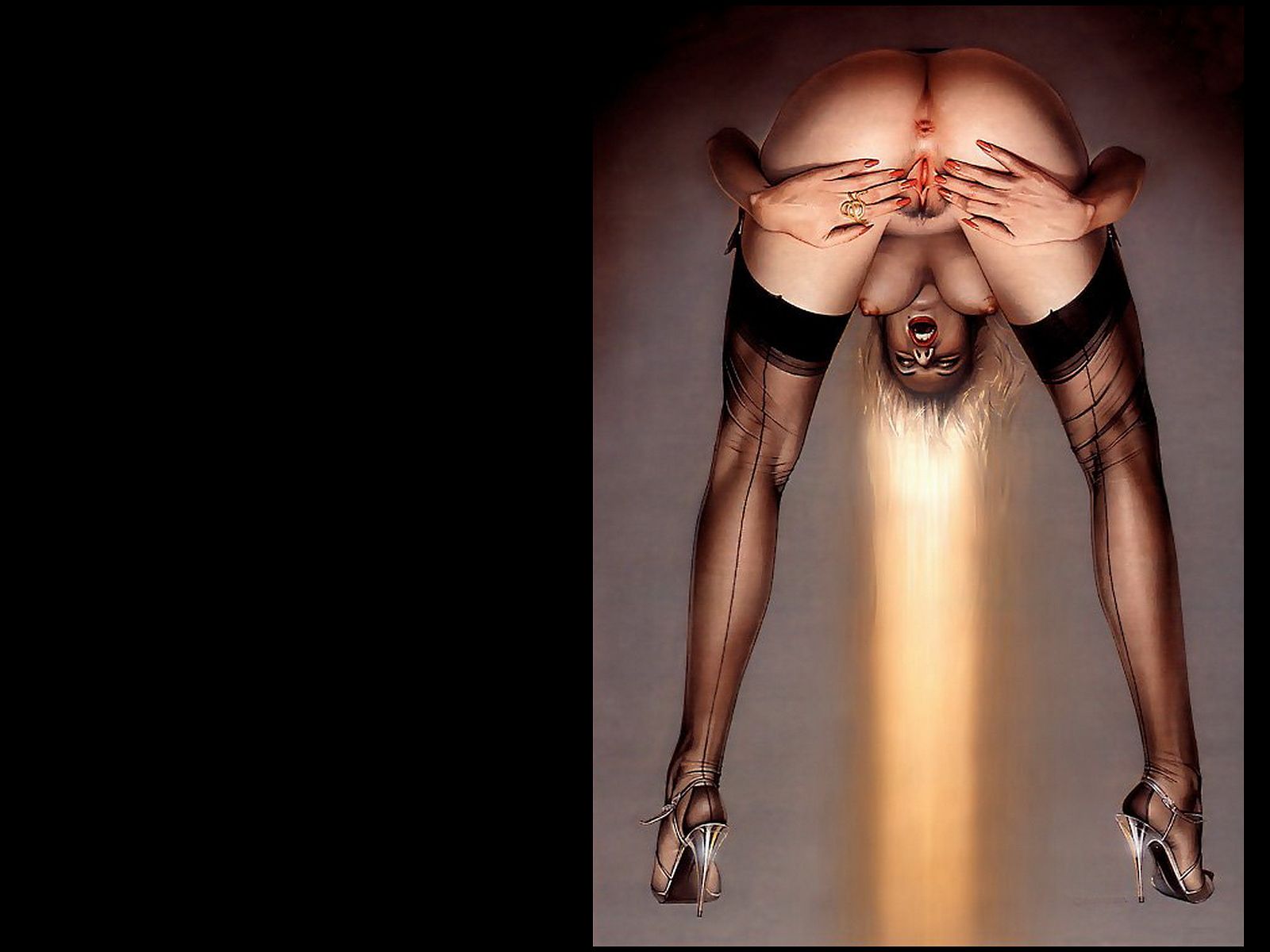 секс обои изображение кульминации оргазма мастурбирующей руками женщины.  установить обои на рабочий стол