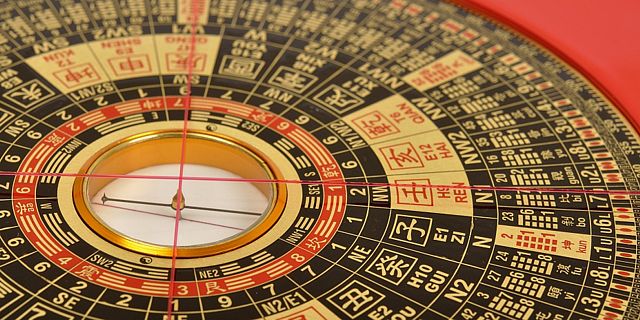 древний китайский калькулятор ба-цзы крупным планом