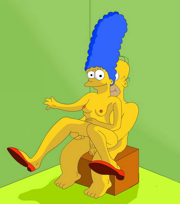 секс четы Симпсонов в позе при сексе сидя