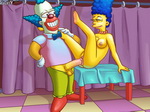 голая Симпсон в сексе с клоуном, Симпсоны порно 5