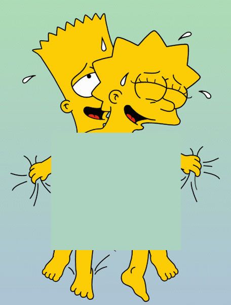 Симпсоны эротика, Барт Симпсон насадил на член свою сестру Лизу