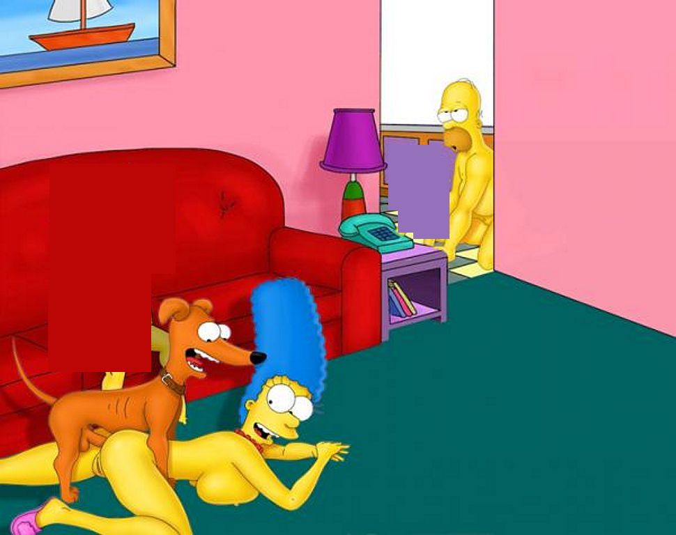 общий семейный секс в семье Симпсонов. Мардж трахает собака, Гомер трахает Лизу, а Барт помогает всем во время перерывов