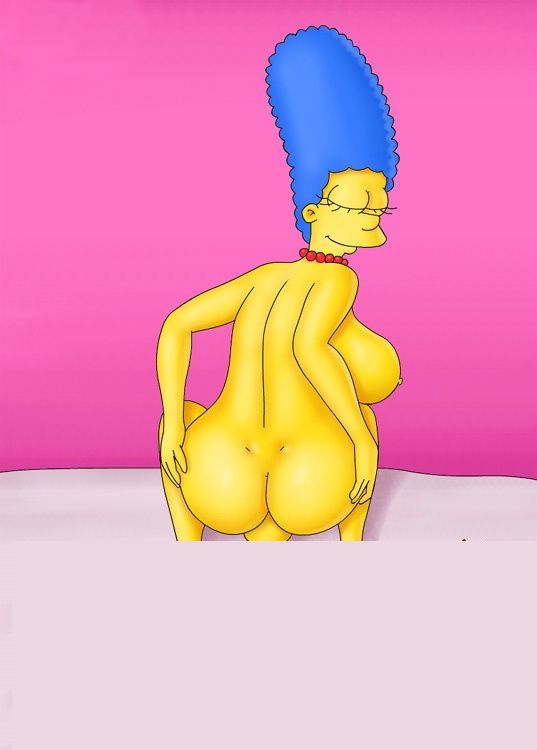 Симпсоны эротика, Мардж Симпсон села своей голой попой на лицо Барта так, чтобы его нос вошел в ее влагалище