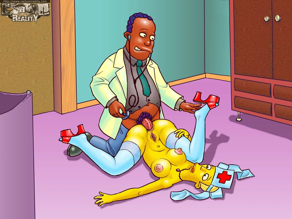 Симпсоны эротика, Анальный секс персонажей мультика Симпсоны