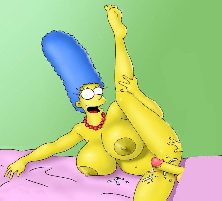 Симпсоны эротика, Барт спустил во время секса с женщиной, залив спермой всю промежность и живот Мардж Симпсон