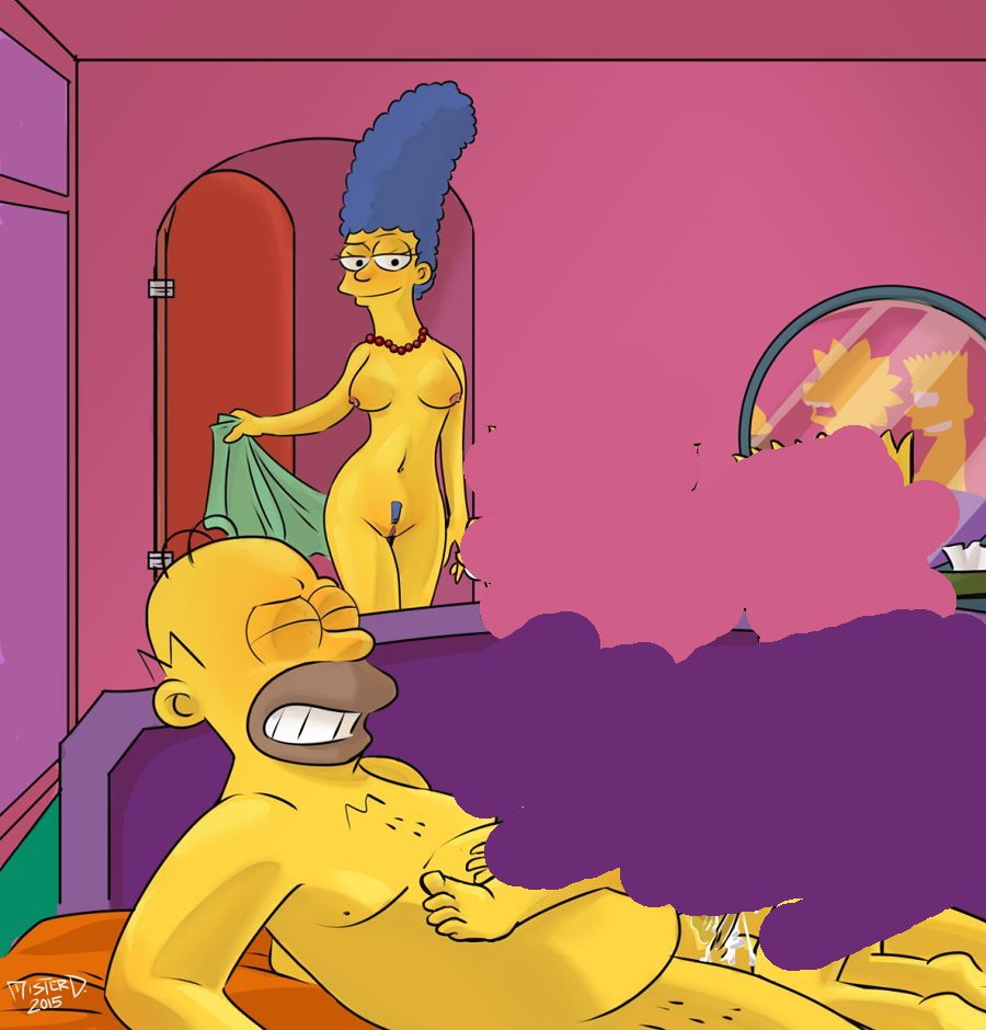 Мардж Симпсон пришла подменить Лизу во время семейного секса с Гомером и Бартом