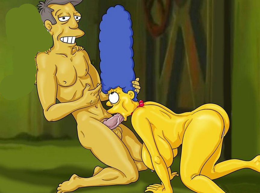 Симпсоны эротика, Почему Лиза отличница? - и она и ее мама Мардж Симпсон регулярно вдвоем трахаются с директором школы  