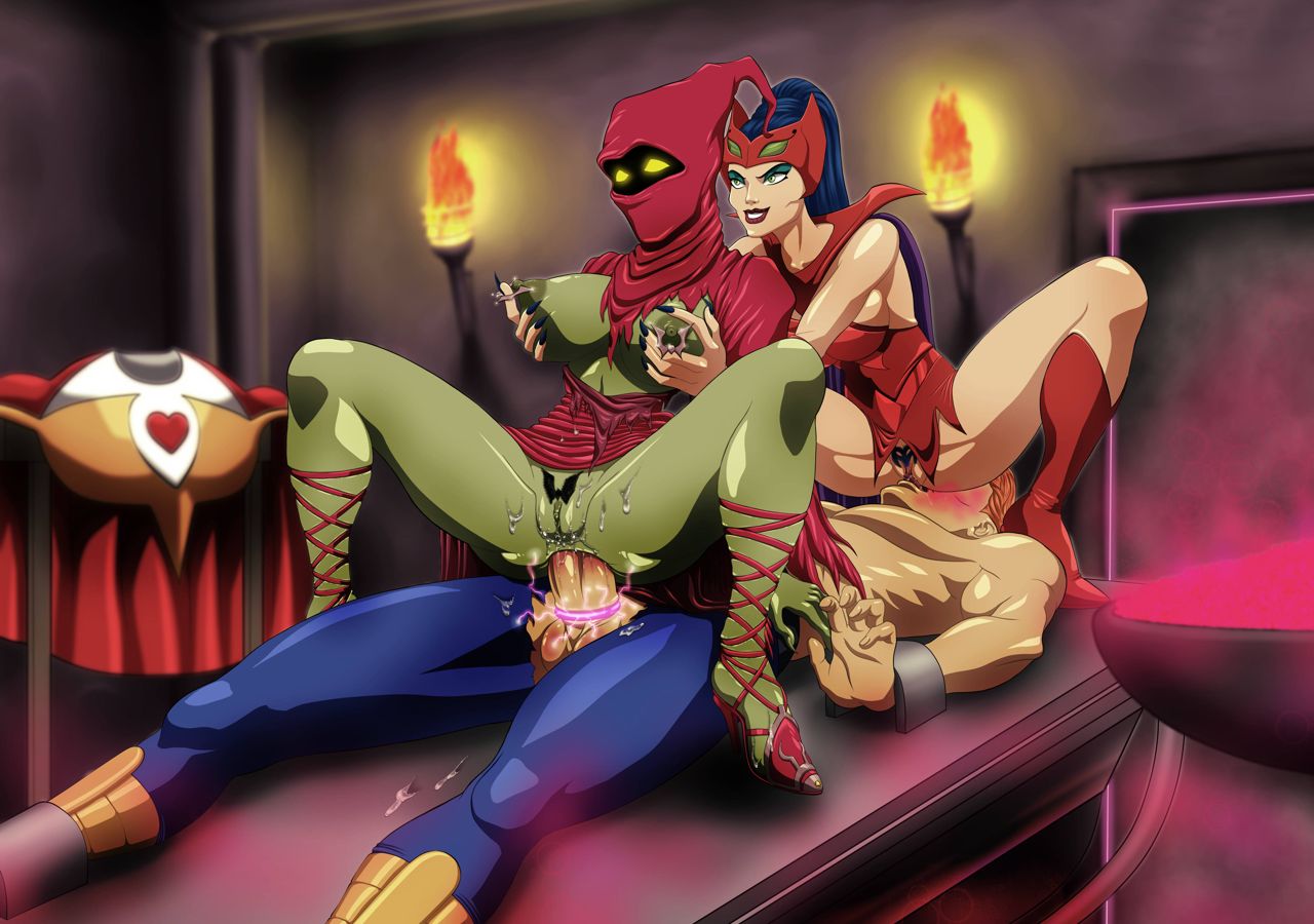 групповой анальный секс Хи-Мена и женских персонажей из мультфильма