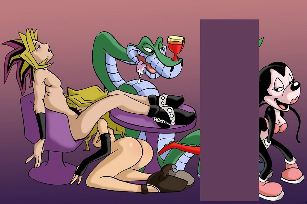 секс вечеринка персонажей различных мультфильмов, включая Американского дракона Джейка Лонг