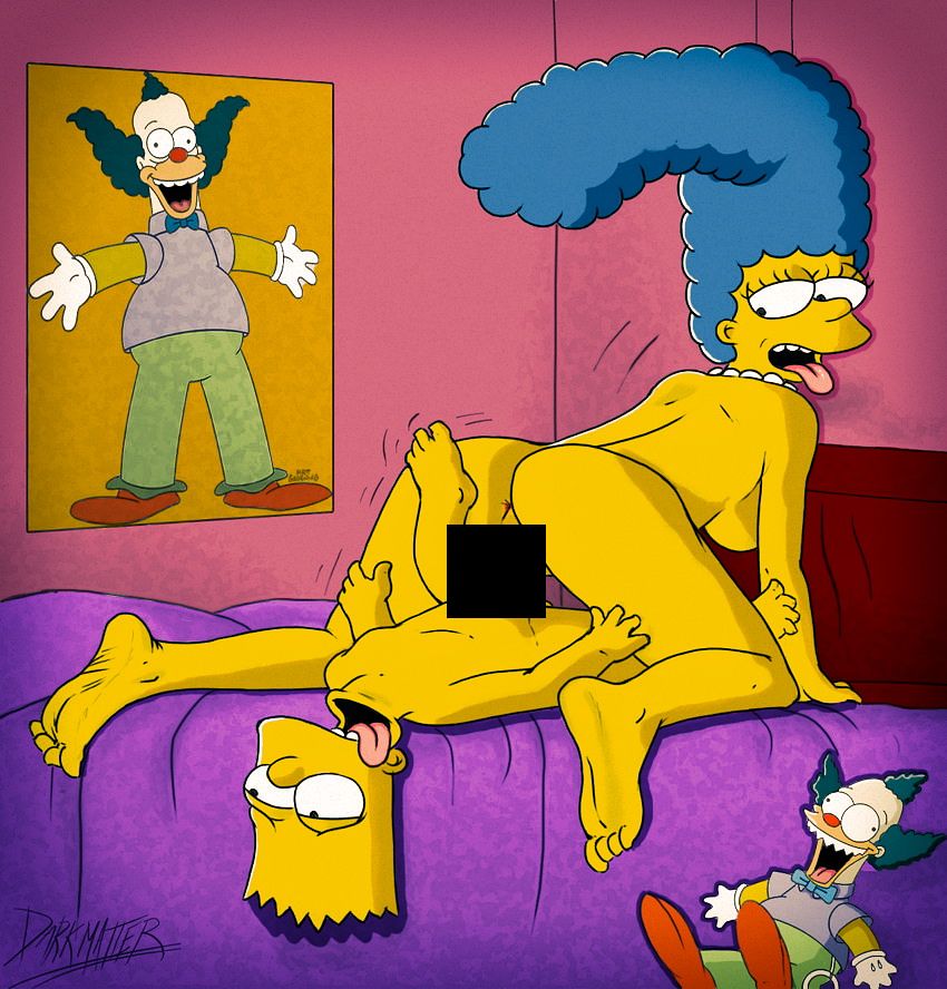 Мардж в позе наездницы на четвереньках, новые порно Симпсоны рисунок 16