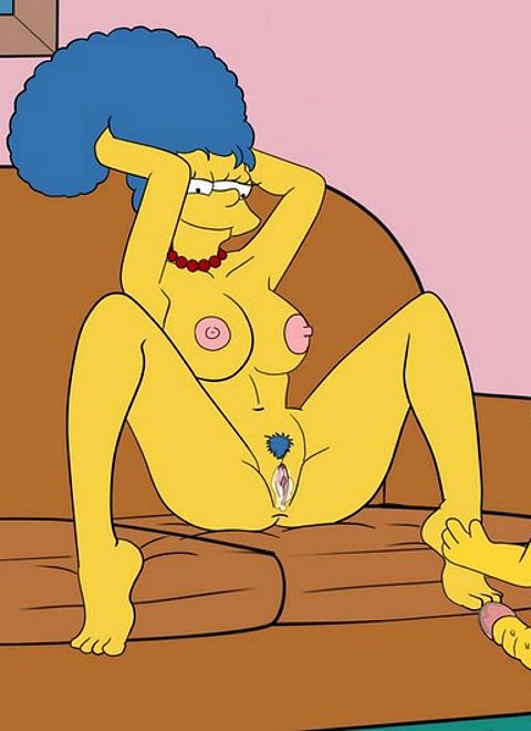 вагина Мардж Симпсон в сперме после секса, новые порно Симпсоны рисунок 20