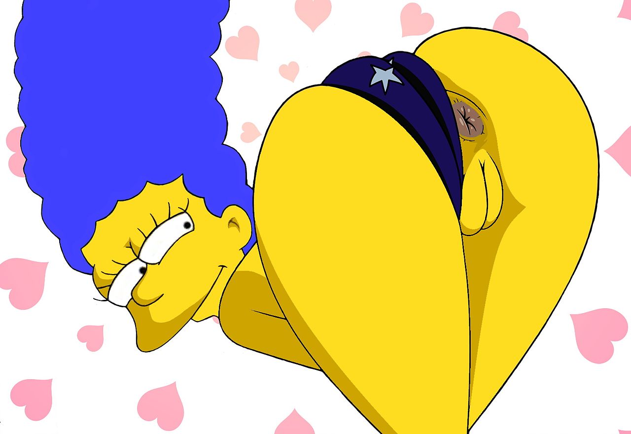 голая Мардж и звездочка ее ануса, новые порно Симпсоны рисунок 32