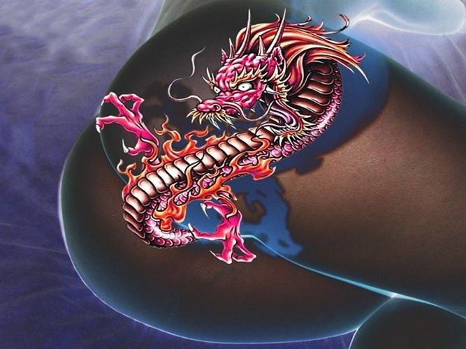 картинка эротический символ года дракона