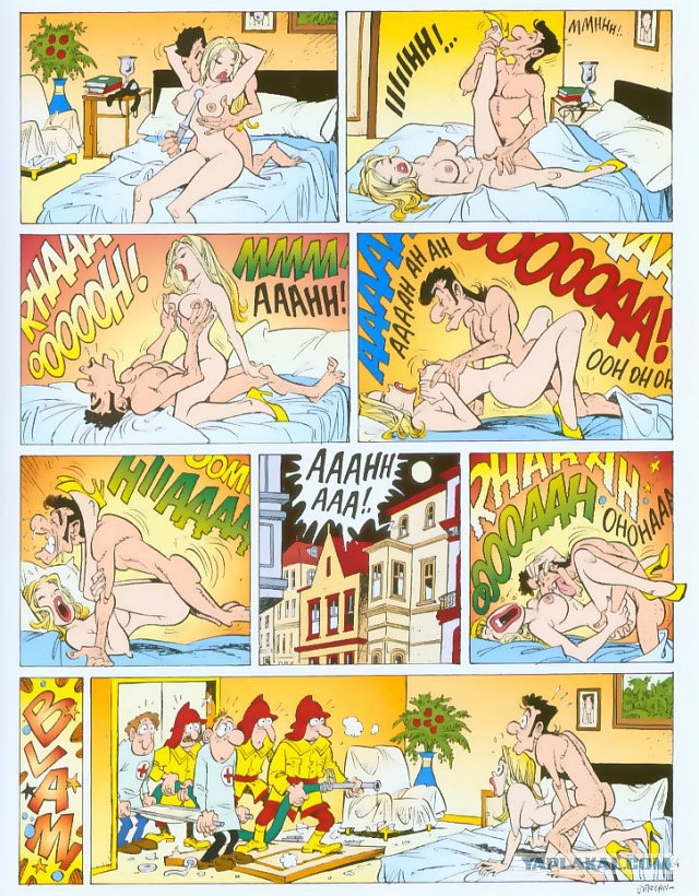 пожар, женский порно комикс