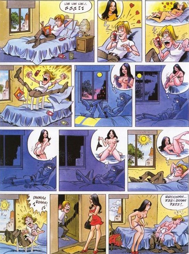 эротический комикс 'Перегорел'