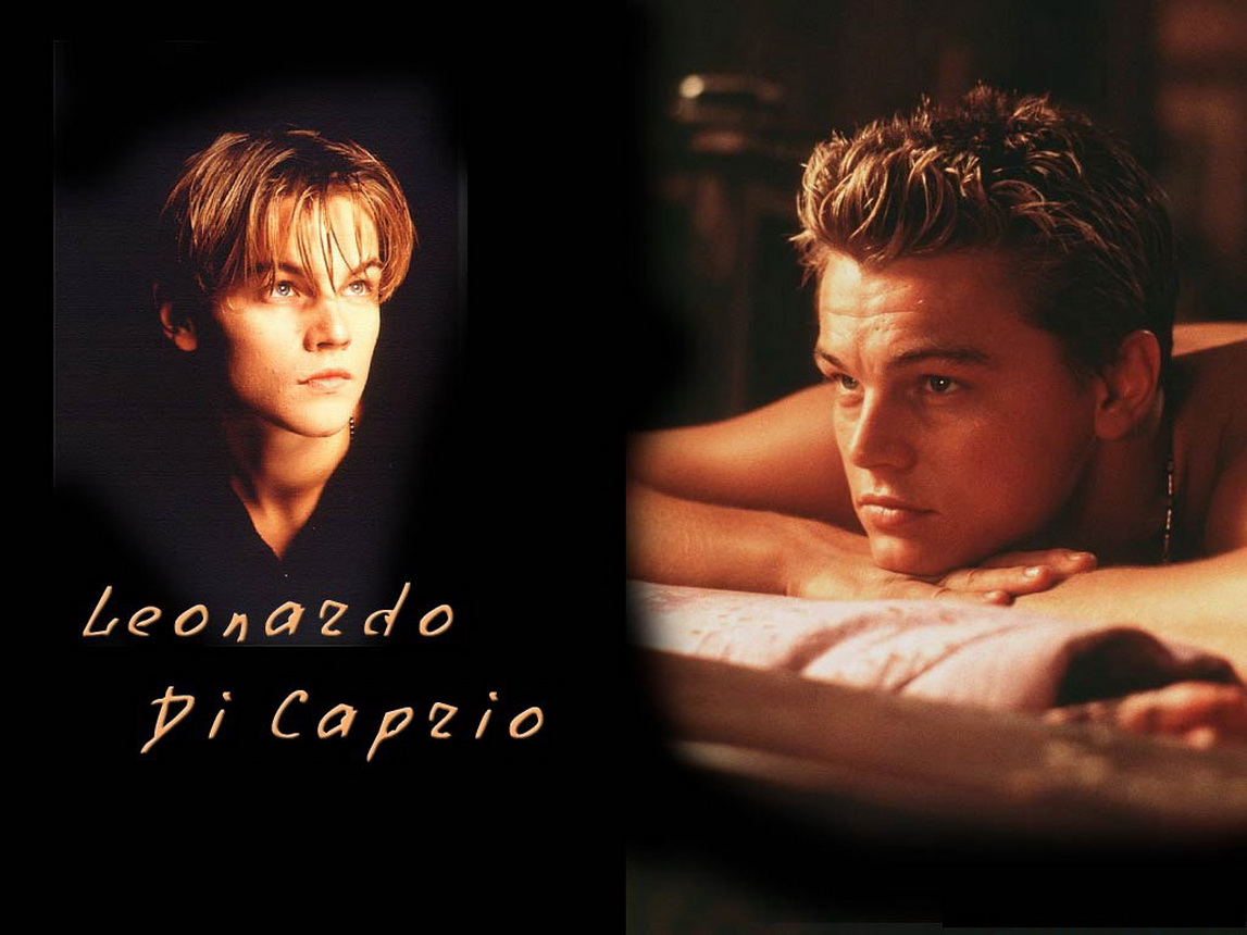 голый Леонардо ди Каприо в постели, фото молодых мужчин