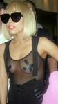 Леди Гага с изолентой на сиськах, голая Леди Гага фото 14