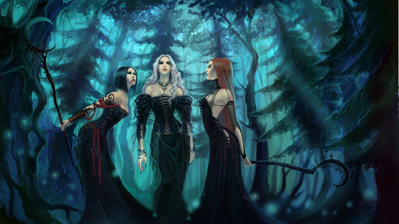 вечернее совещание трех ведьм