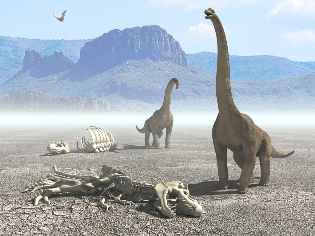 вымирающие динозавры  , обои разное