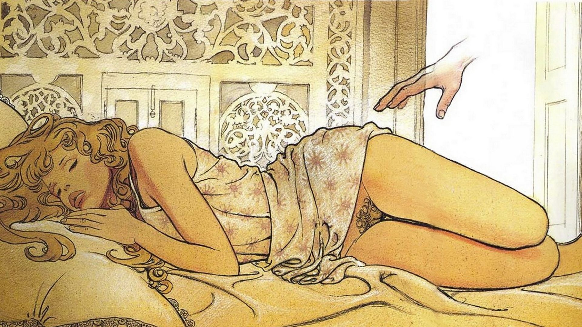 секс обои спящая девушка в задравшейся рубашке, видна ее голенькая волосатая писька. картинки надписи для рабочего стола