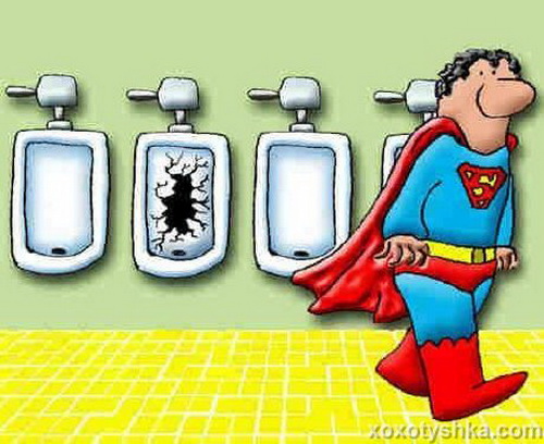 карикатура на супермена, суперссун, бизнес картинка