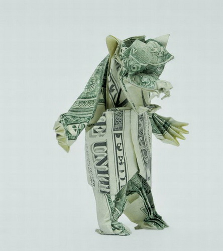 японский бумажный журавлик из долларов - производство сувениров идея для домашнего бизнеса, журавлик, бизнес картинка