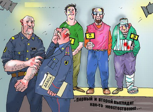 социальная карикатура на полицейский произвол, дело, бизнес картинка