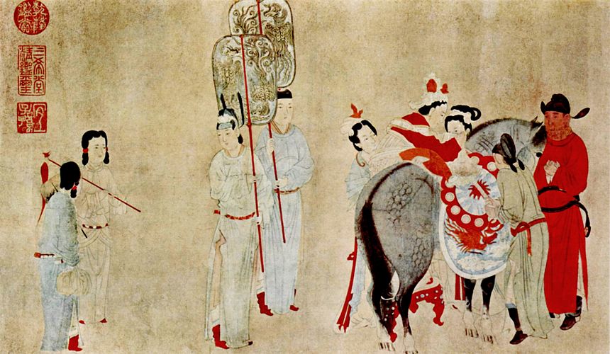 царственный выезд в древнем Китае