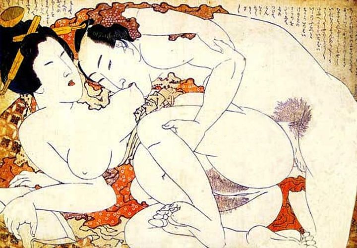 илююстрация к соннику по фен-шуй - китайская гравюра первой брачной ночи после женитьбы