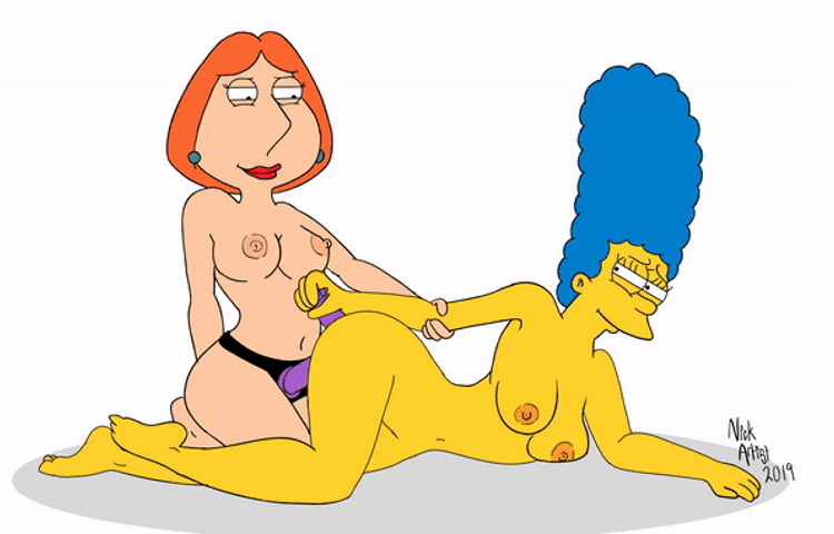 Мардж Симпсон голая порно гиф 09