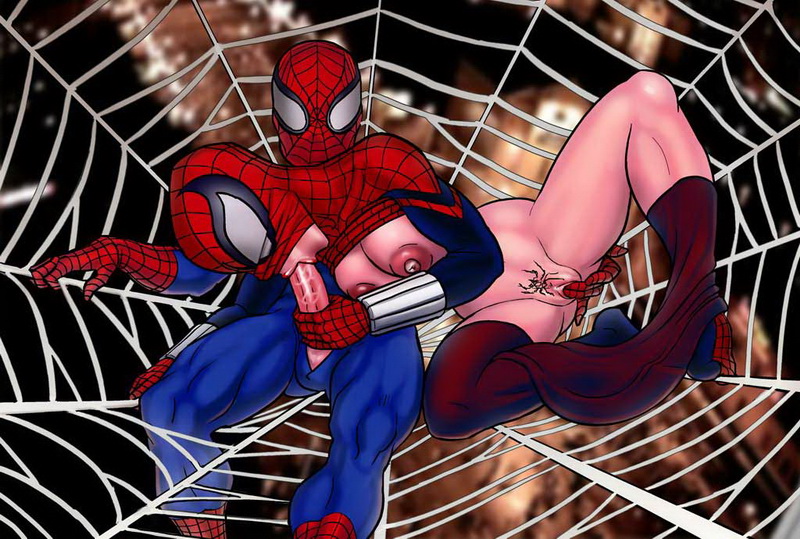 Мультик Человек паук секс с блондинкой на PornoKlad.