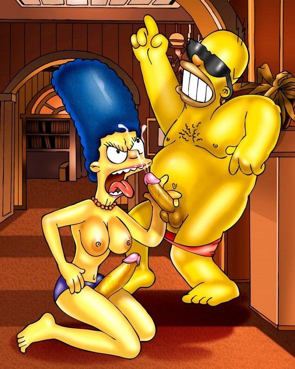 Симпсоны эротика, Гомер кончает в лицо Мардж Симпсон
