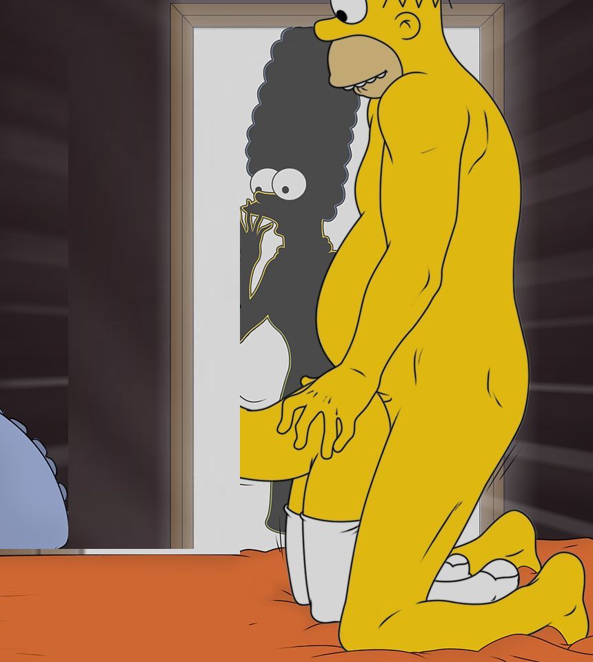 Мардж с ужасом обнаруживает Гомера в интересной позе вместе с Лизой Симпсон