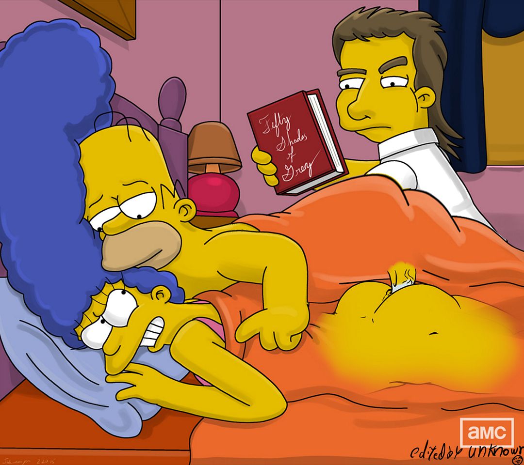 анальный секс лучше психотерапевта - Гомер вставил в попу Мардж, секс Симпсонов картинка 02