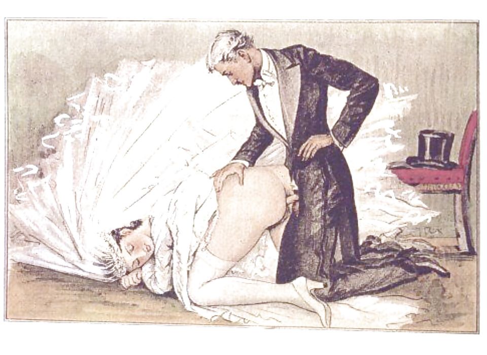 первый анальный секс после свадьбы, картинка эротической графики