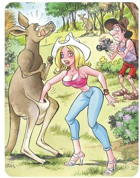 Австралийское сафари порно комикс