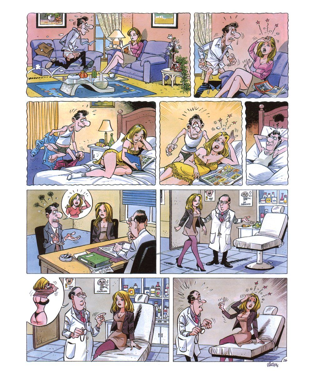 Вагинально-головная боль эротический комикс 