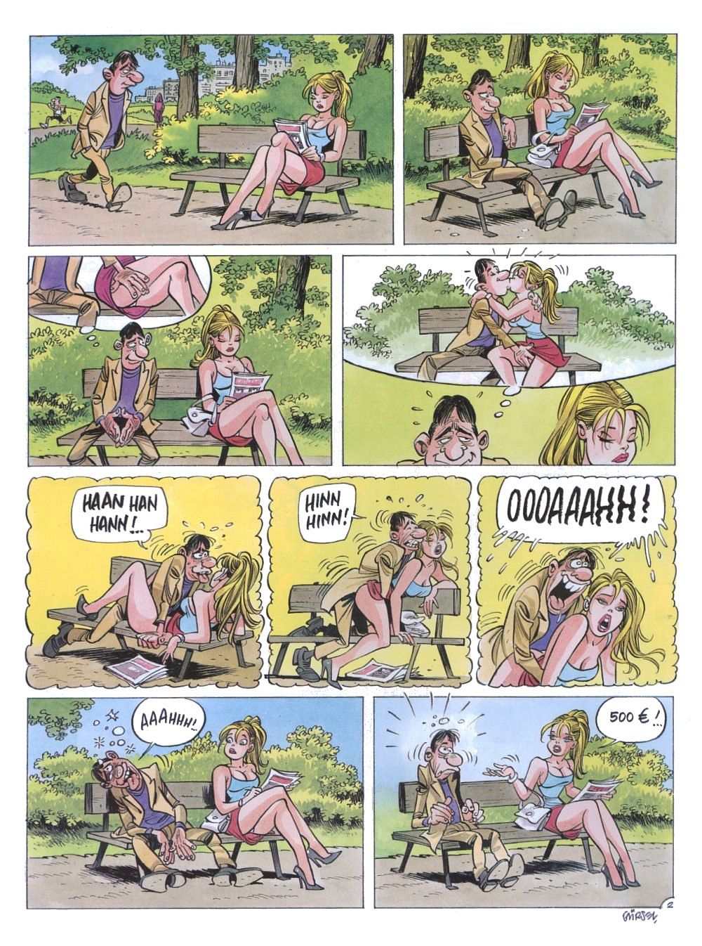 эротический комикс Плата за фантазию