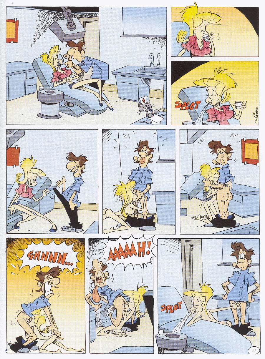 эротический комикс  У стоматолога