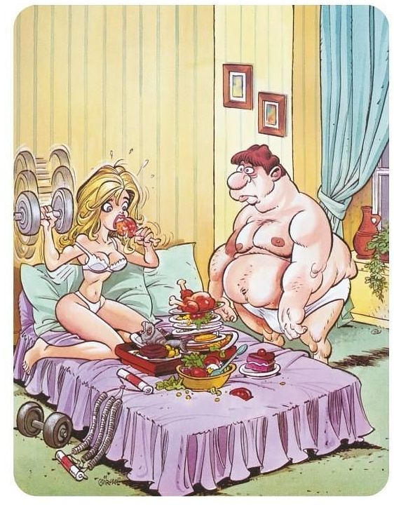 эротический комикс 'Весовые категории'